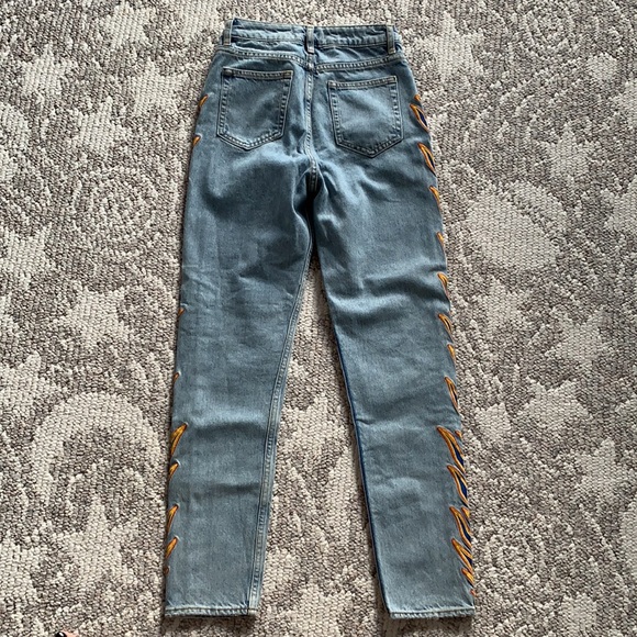 Sandro Jeans with Flame detail on Side - Picture 3 of 4
